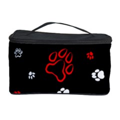 Art Pattern Traces Paw Cosmetic Storage Case by pakminggu