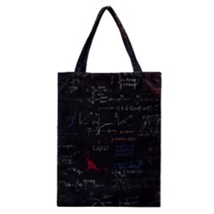 Math Mathematics Pattern Classic Tote Bag by pakminggu