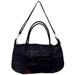 Math Mathematics Pattern Removable Strap Handbag by pakminggu