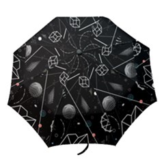 Future Space Aesthetic Math Folding Umbrellas