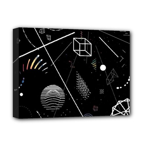 Future Space Aesthetic Math Deluxe Canvas 16  x 12  (Stretched) 