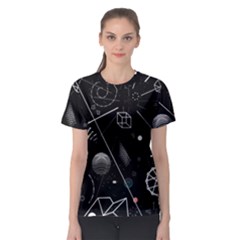 Future Space Aesthetic Math Women s Sport Mesh T-Shirt