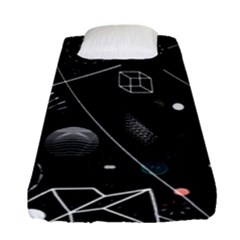 Future Space Aesthetic Math Fitted Sheet (Single Size)