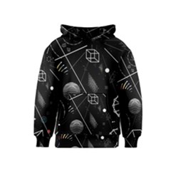 Future Space Aesthetic Math Kids  Pullover Hoodie