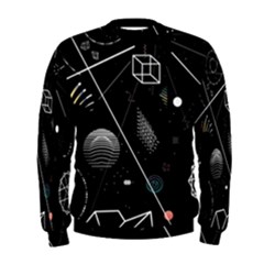 Future Space Aesthetic Math Men s Sweatshirt