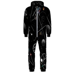 Future Space Aesthetic Math Hooded Jumpsuit (Men)