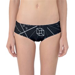 Future Space Aesthetic Math Classic Bikini Bottoms