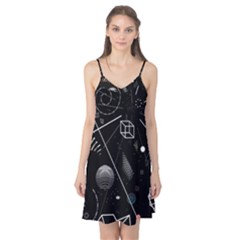Future Space Aesthetic Math Camis Nightgown 