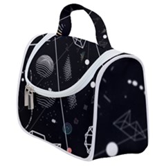 Future Space Aesthetic Math Satchel Handbag