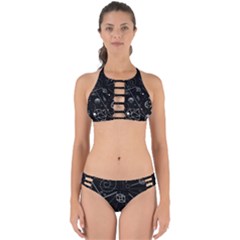 Future Space Aesthetic Math Perfectly Cut Out Bikini Set