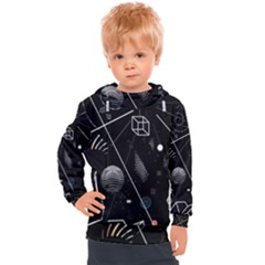 Future Space Aesthetic Math Kids  Hooded Pullover