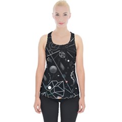 Future Space Aesthetic Math Piece Up Tank Top