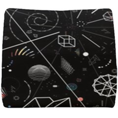 Future Space Aesthetic Math Seat Cushion