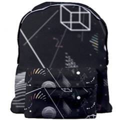 Future Space Aesthetic Math Giant Full Print Backpack