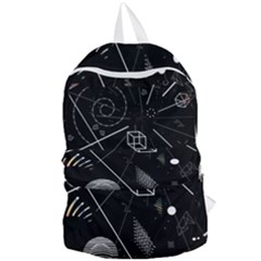 Future Space Aesthetic Math Foldable Lightweight Backpack
