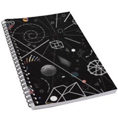 Future Space Aesthetic Math 5.5  x 8.5  Notebook