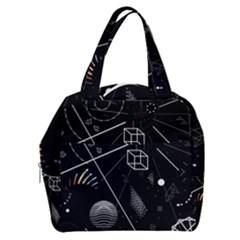 Future Space Aesthetic Math Boxy Hand Bag