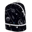 Future Space Aesthetic Math Zip Bottom Backpack View1