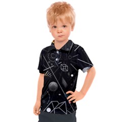 Future Space Aesthetic Math Kids  Polo T-Shirt