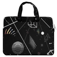 Future Space Aesthetic Math MacBook Pro 13  Double Pocket Laptop Bag