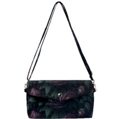 Rose Flower Plant Removable Strap Clutch Bag by pakminggu