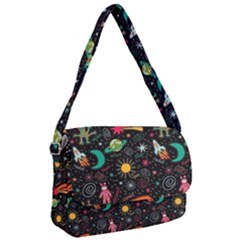 Space Seamless Pattern Courier Bag by pakminggu