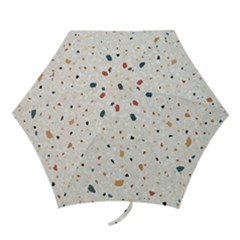 Terrazzo Natural Stone Pattern Art Mini Folding Umbrellas
