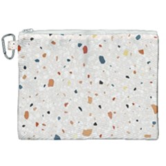 Terrazzo Natural Stone Pattern Art Canvas Cosmetic Bag (xxl)