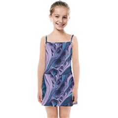 Abstract Trims Kids  Summer Sun Dress by pakminggu