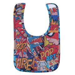 Comic Cartoon Pattern Baby Bib by pakminggu