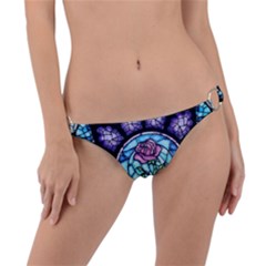 Cathedral Rosette Stained Glass Beauty And The Beast Ring Detail Bikini Bottoms by Cowasu