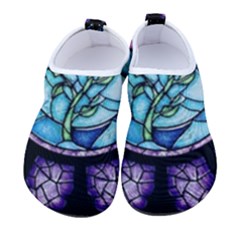 Cathedral Rosette Stained Glass Beauty And The Beast Women s Sock-style Water Shoes
