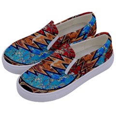 Grateful Dead Rock Band Kids  Canvas Slip Ons by Cowasu