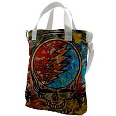 Grateful Dead Rock Band Canvas Messenger Bag by Cowasu