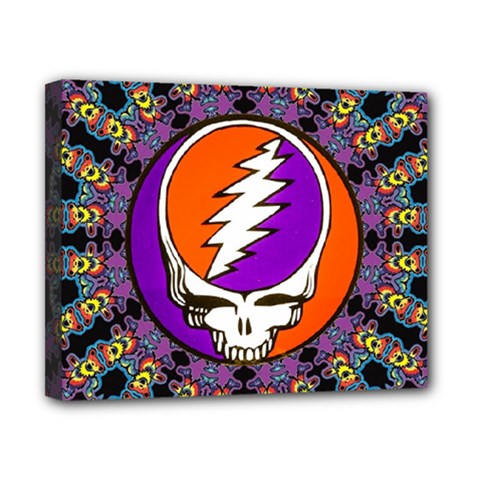 Gratefuldead Grateful Dead Pattern Canvas 10  X 8  (stretched) by Cowasu