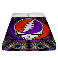 Gratefuldead Grateful Dead Pattern Fitted Sheet (king Size) by Cowasu