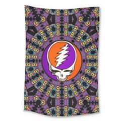 Gratefuldead Grateful Dead Pattern Large Tapestry by Cowasu