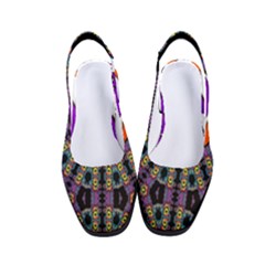 Gratefuldead Grateful Dead Pattern Women s Classic Slingback Heels by Cowasu