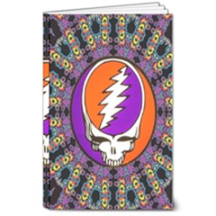 Gratefuldead Grateful Dead Pattern 8  X 10  Softcover Notebook by Cowasu