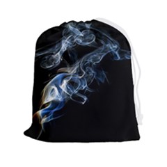 Smoke-flame-dynamic-wave-motion Drawstring Pouch (2xl) by Cowasu