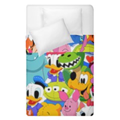 Illustration Cartoon Character Animal Cute Duvet Cover Double Side (single Size) by Cowasu