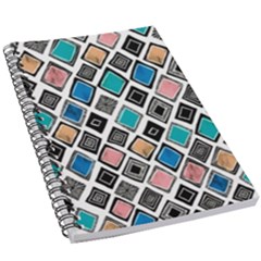 Diamond Shapes Pattern 5 5  X 8 5  Notebook