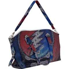 Grateful Dead Logo Canvas Crossbody Bag by Cowasu