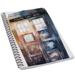 Tardis Doctor Who Transparent 5 5  X 8 5  Notebook by Cowasu