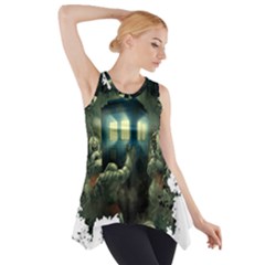 Time Machine Doctor Who Side Drop Tank Tunic by Cowasu