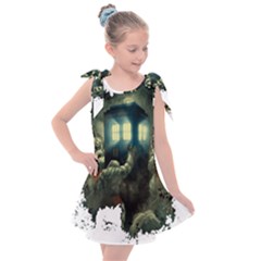 Time Machine Doctor Who Kids  Tie Up Tunic Dress by Cowasu