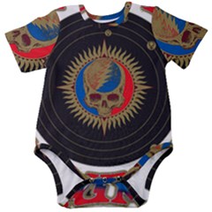 The Grateful Dead Baby Short Sleeve Bodysuit by Cowasu