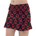 Red glitter kiss Classic Tennis Skirt View1