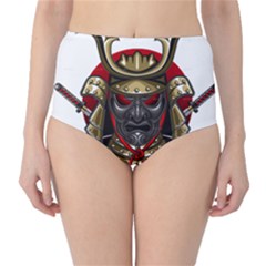Samurai Katana Warrior Classic High-waist Bikini Bottoms by Cowasu