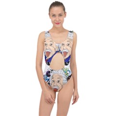 Albert Einstein Physicist Center Cut Out Swimsuit by Cowasu